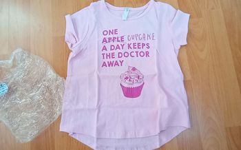 T-shirt 110 cm rose Lefties