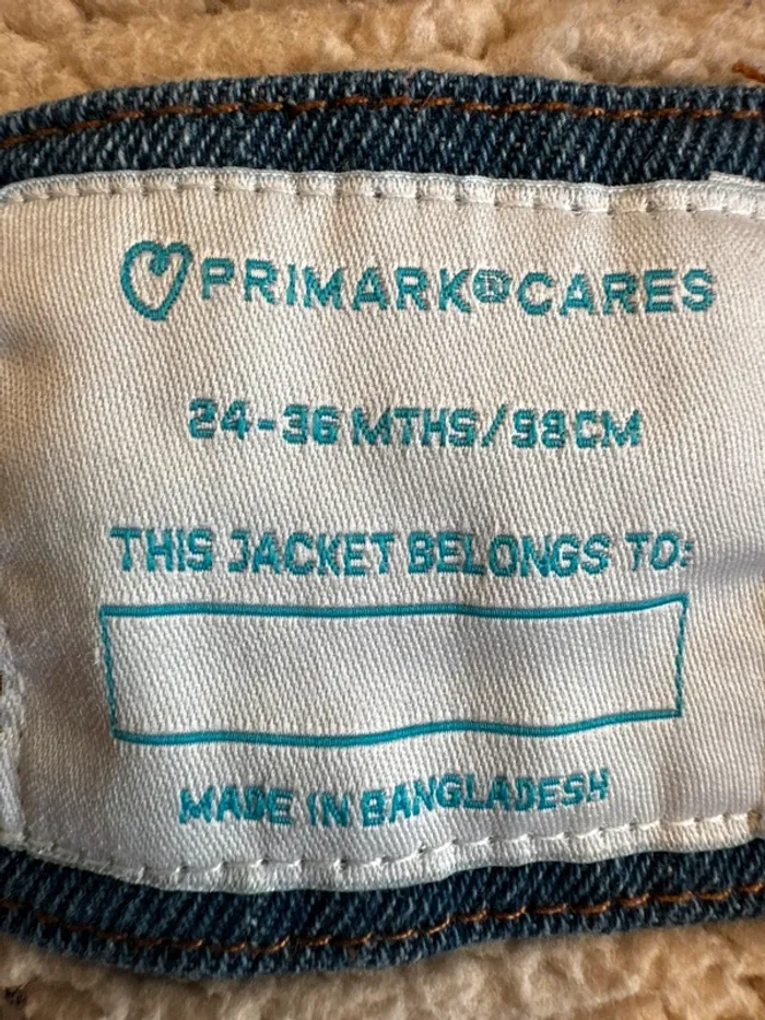 Veste en jeans fournée garçon - photo numéro 4