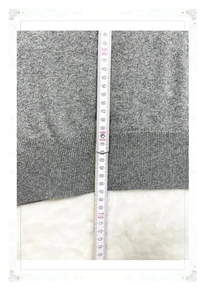 Ralph Lauren pull homme pima cotton gris col rond taille L - photo numéro 14