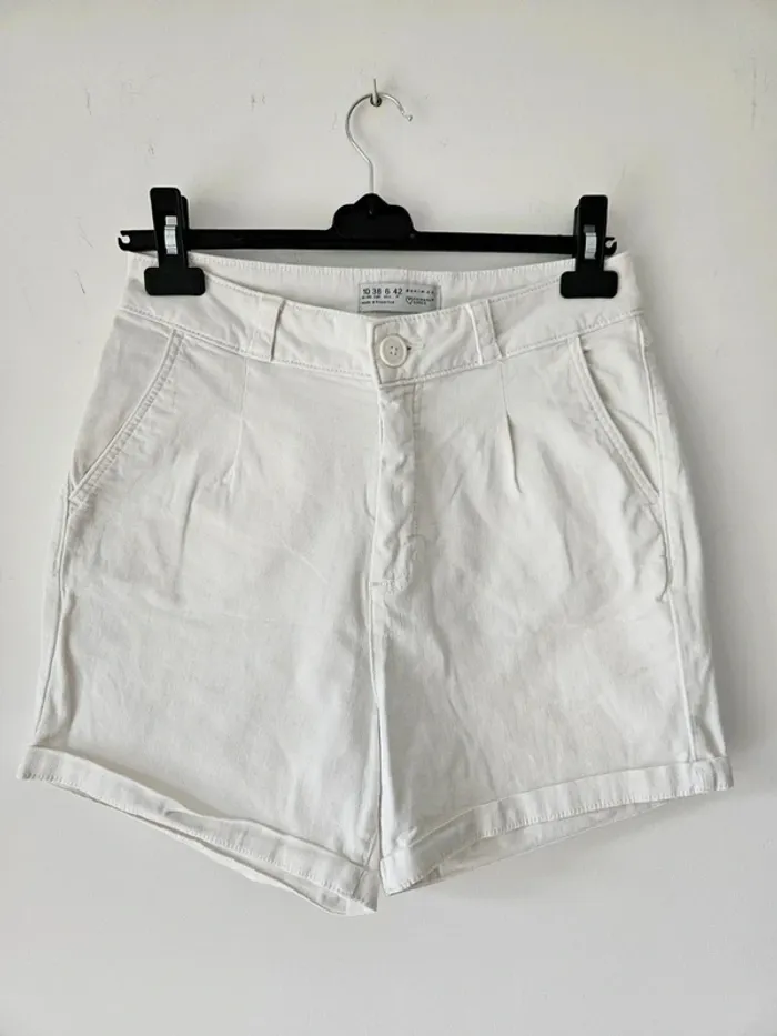 Short en jean blanc Primark taille 38/M
