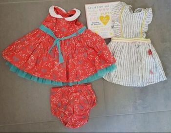 Lot de 2 robes 👗 9 mois