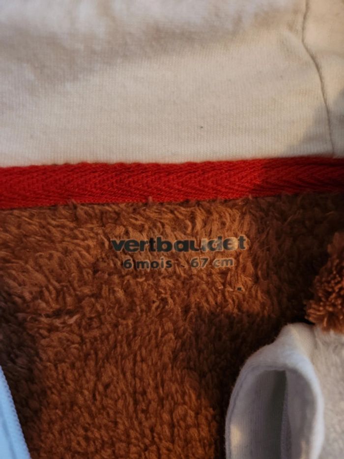 Combinaison Noël vertbaudet 6mois - photo numéro 5