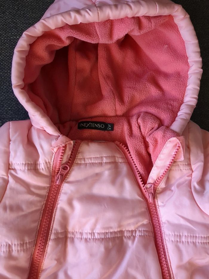 Combinaison de ski rose bébé 1 an - photo numéro 2