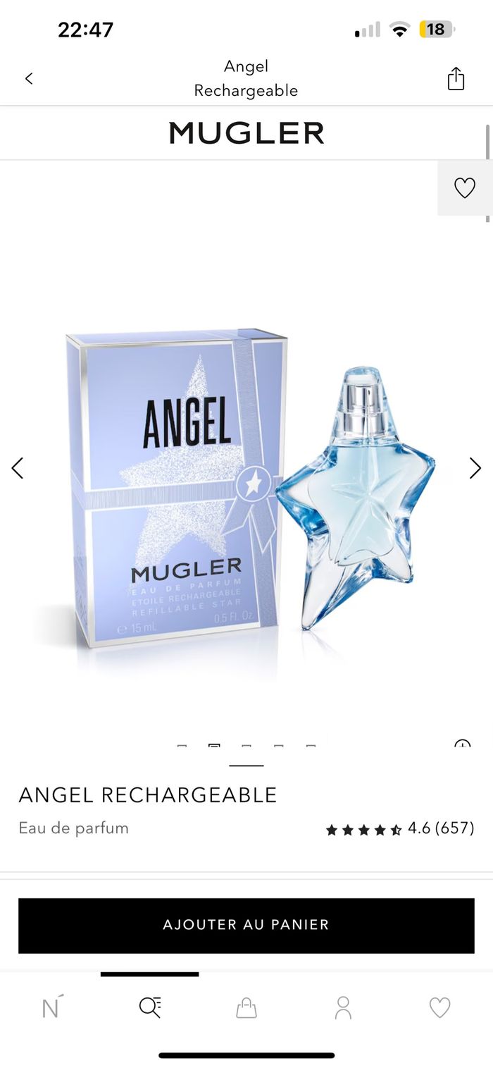 Eau de parfum Angel ( MUGLER ) - photo numéro 4