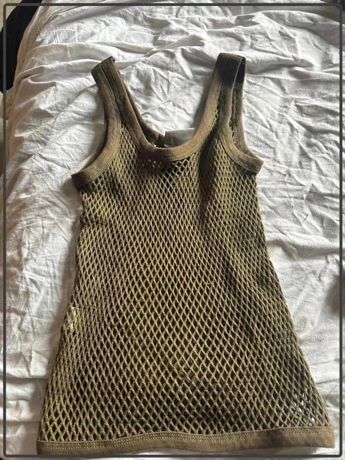 T shirt en maille transparent taille 38 neuf avec étiquette - photo numéro 2