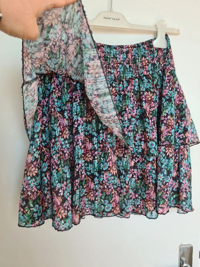 Jupe fleurie à volants - Taille unique - photo numéro 2