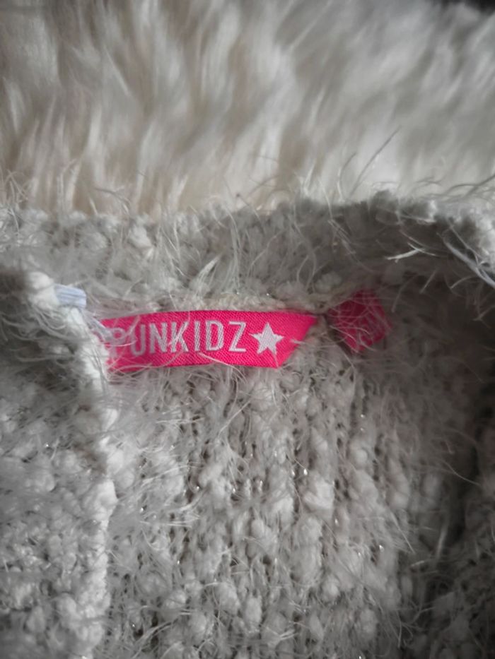 🤍 Joli boléro en laine pailleté Punkidz en 26 mois 🤍 - photo numéro 3