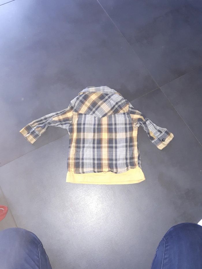 Jolie chemise effet double 3 mois - photo numéro 6