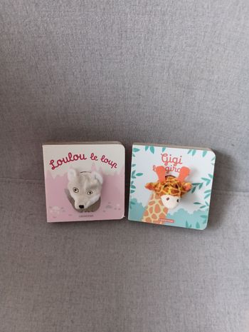 2 livres bébé marionnettes Casterman