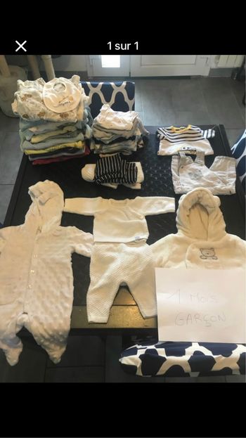 Vêtements bébé garçon naissance 1 mois lot