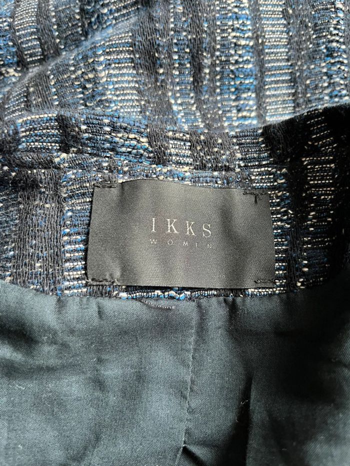 Veste rayée bleu gris ikks M - photo numéro 6