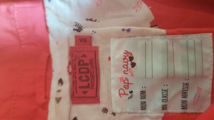 Manteau été fille 8 ans fuchsia LCDP - photo numéro 2