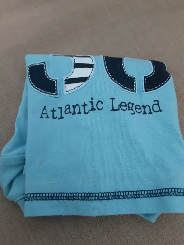 Ensemble 2 pièces couleur bleu - Taille 12 mois - photo numéro 4