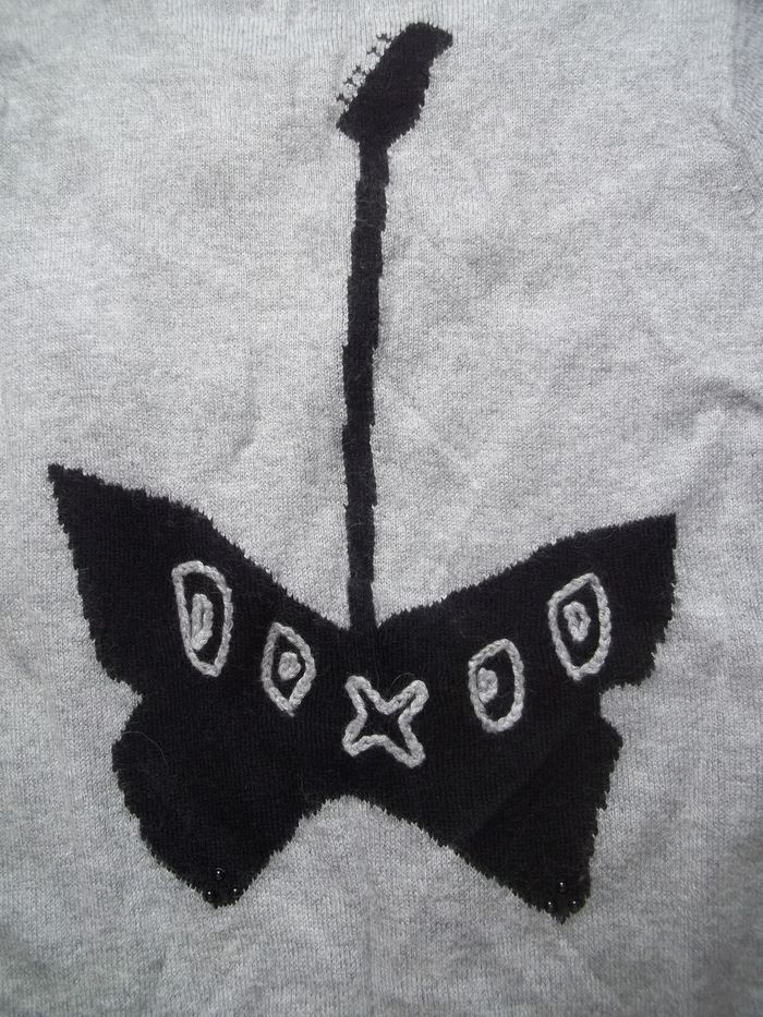 Chasuble angora gris guitare (Robe2) Ooxoo 12 ans/152 cm - photo numéro 5