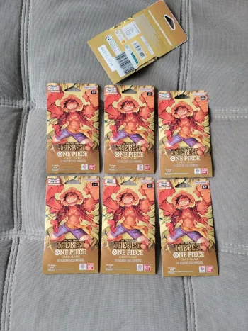 Lot de 7 boosters One Piece PRB01