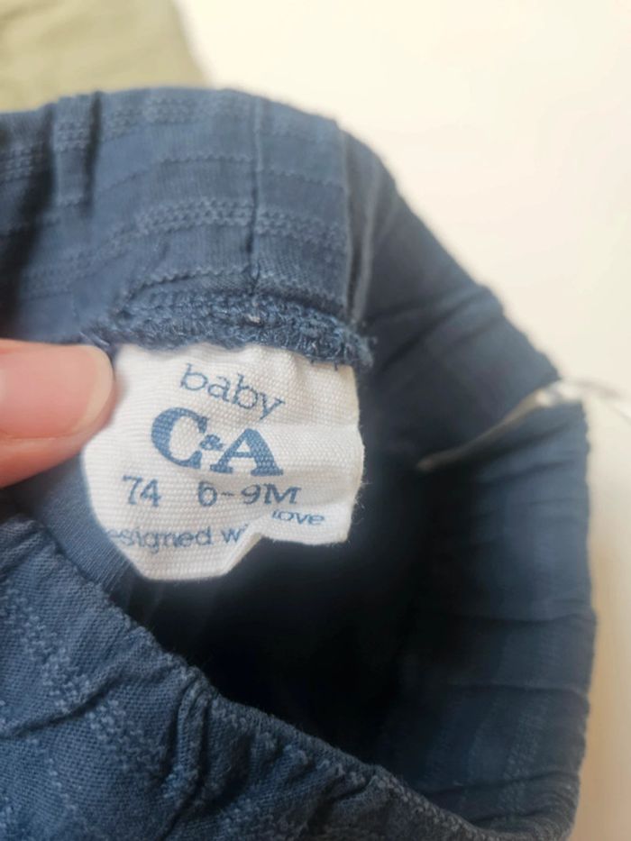 Lot 2 pantalons taille 6 mois - photo numéro 2