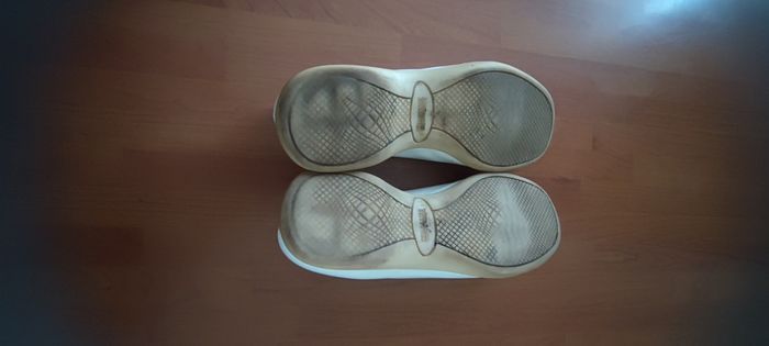 Chaussures blanches femme 3 par 3 pointure 38 - photo numéro 7