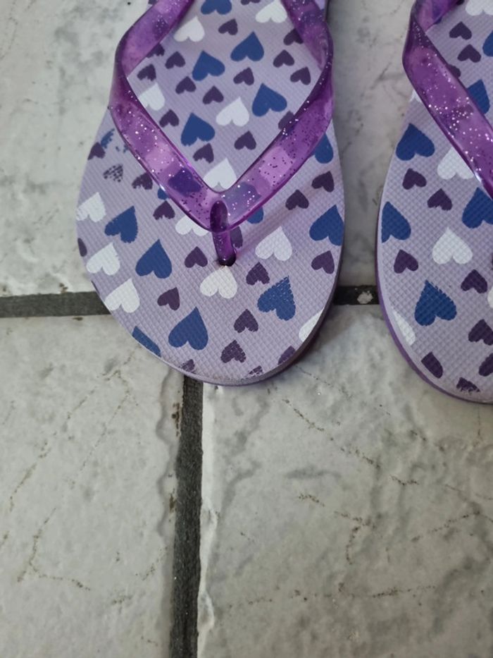 Tongs violette - photo numéro 3
