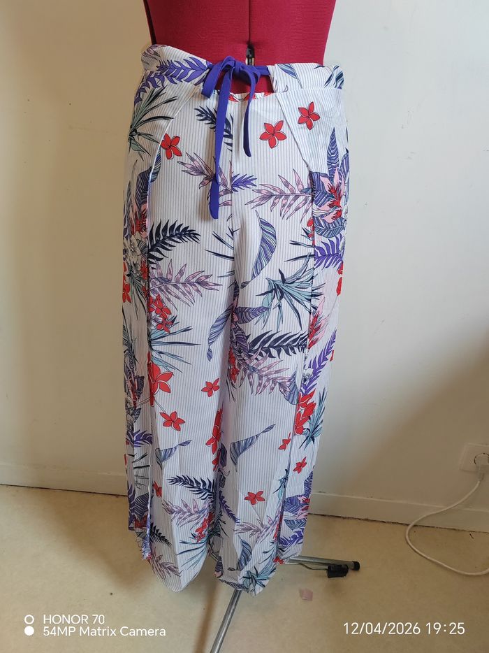 Pantalon fluide jambes larges - photo numéro 1