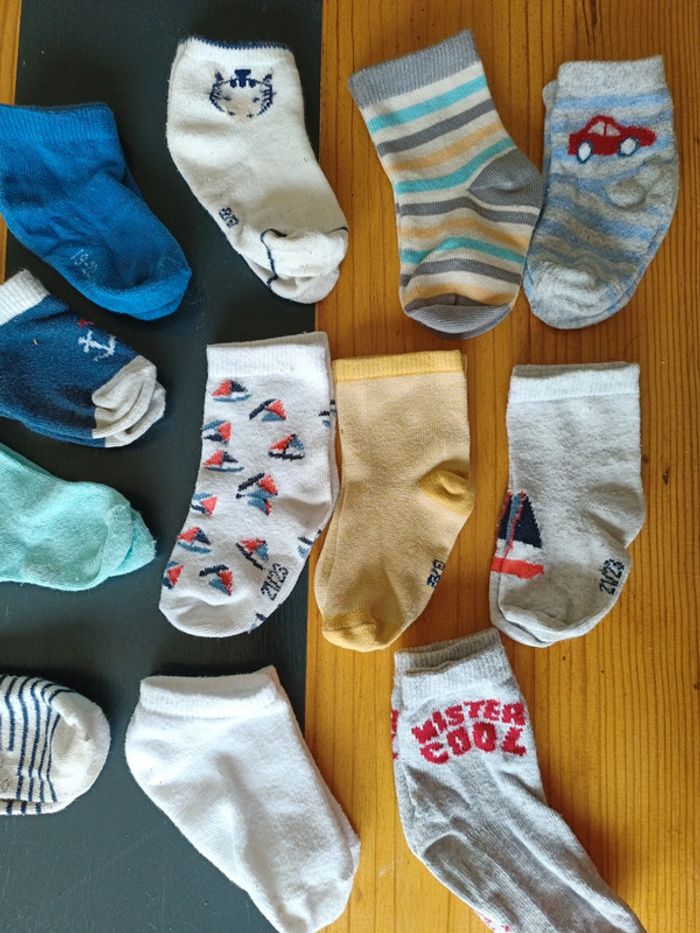 Lots 11 paires de chaussettes très bon état - photo numéro 3