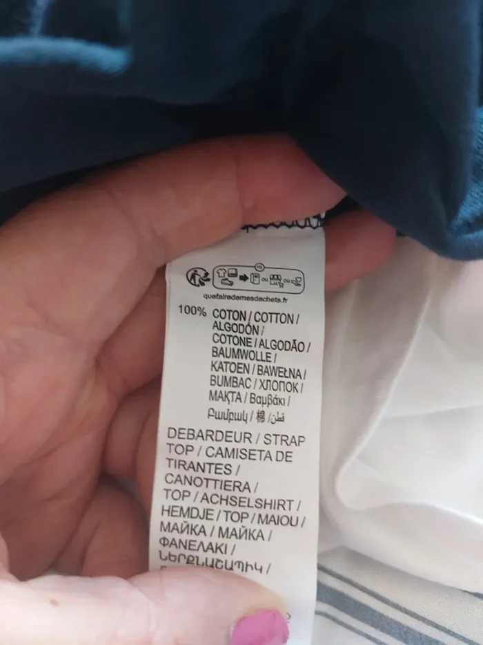 Lot de 2 tee-shirts sans manche Kiabi - photo numéro 8
