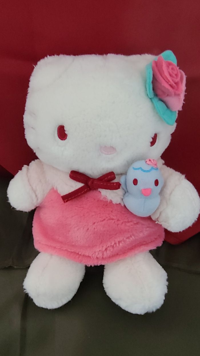 Big Grande 40cm Peluche Hello Kitty Oiseau Sanrio SMILES 2009