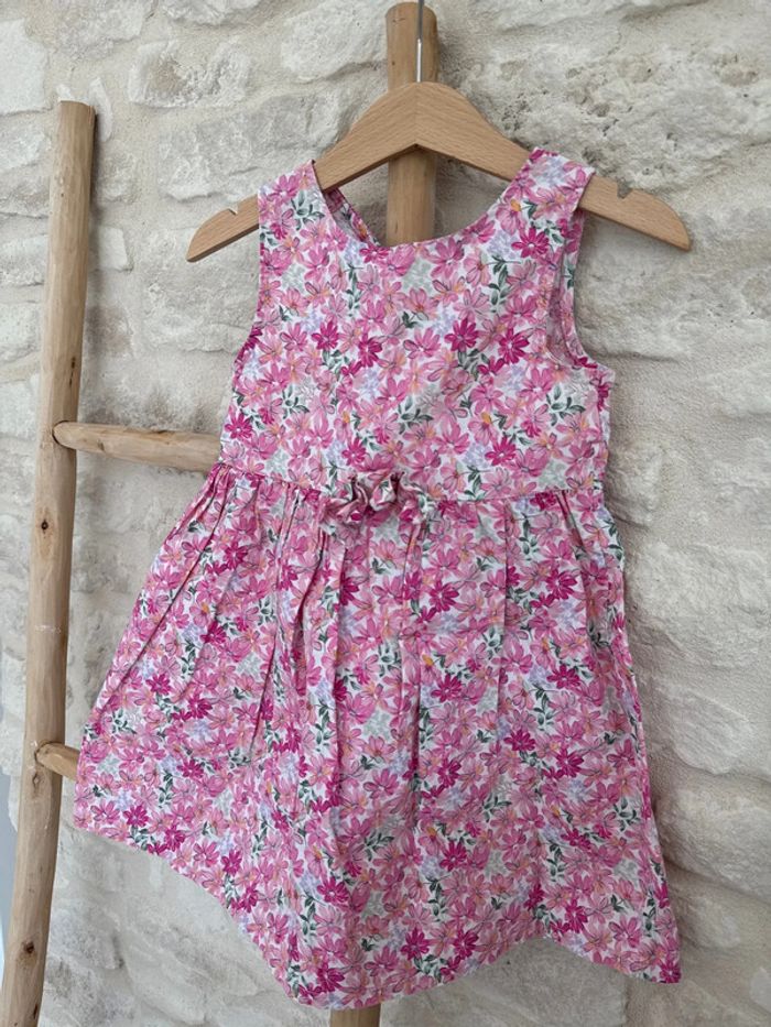 Robe à fleurs roseH&M 18/24 mois - 4 € - photo numéro 3