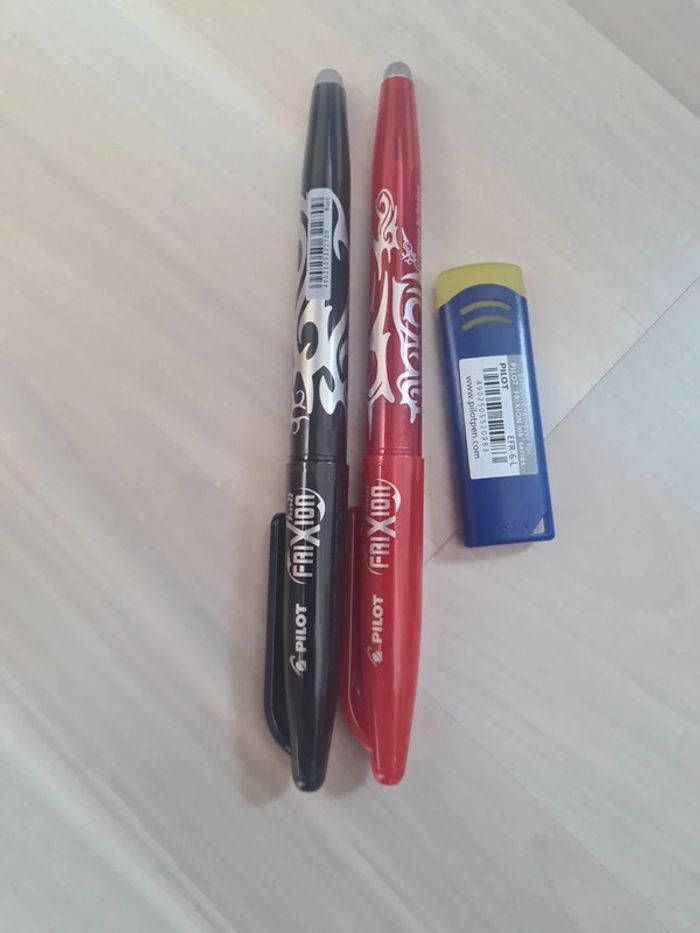 2 stylo + gomme Frixion