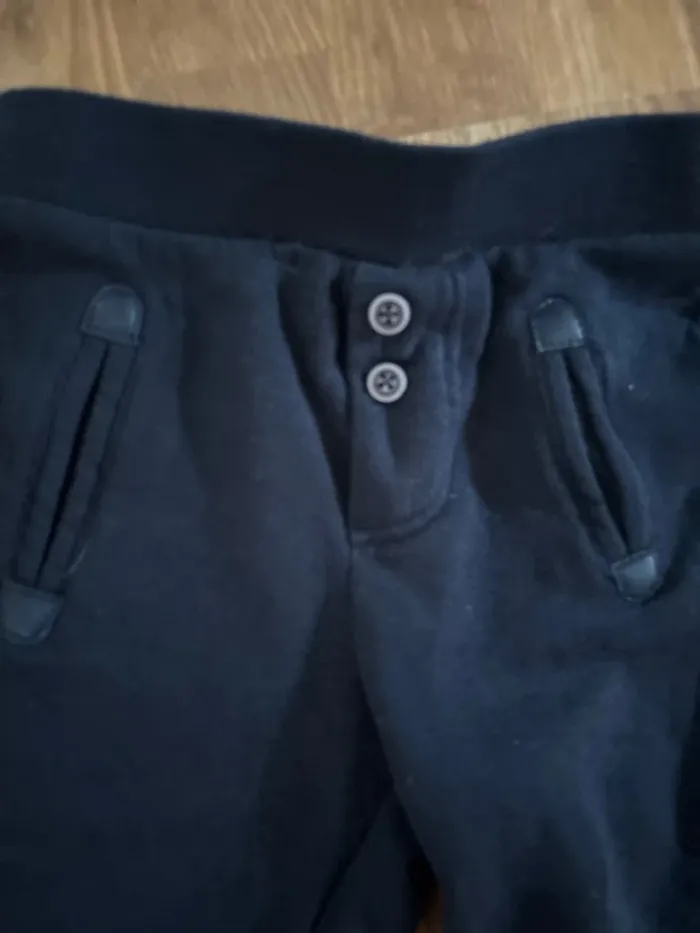 Pantalon molleton marine - photo numéro 2