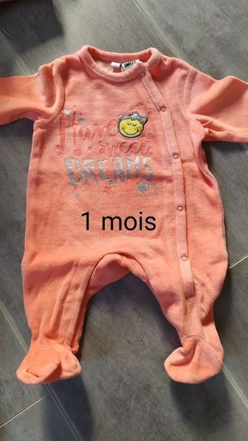 Pyjama en 1 mois