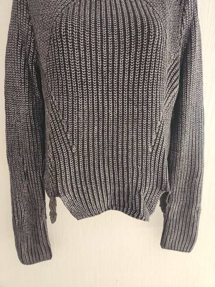 Pull kaki et argenté Mosquitos taille S - photo numéro 4