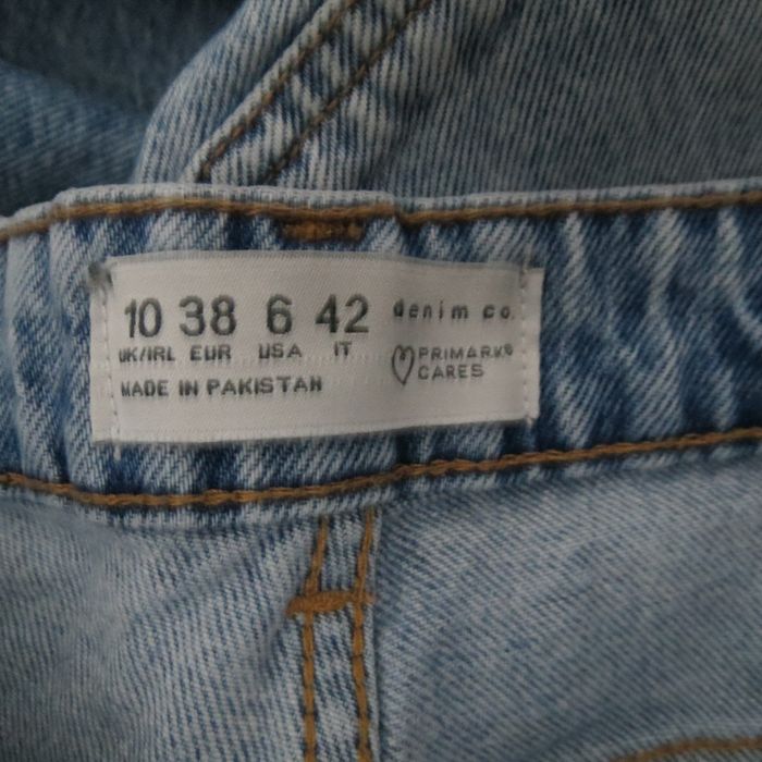 Jean mom taille haute – Denim clair tendance (Primark • T. 38 / M) - photo numéro 10