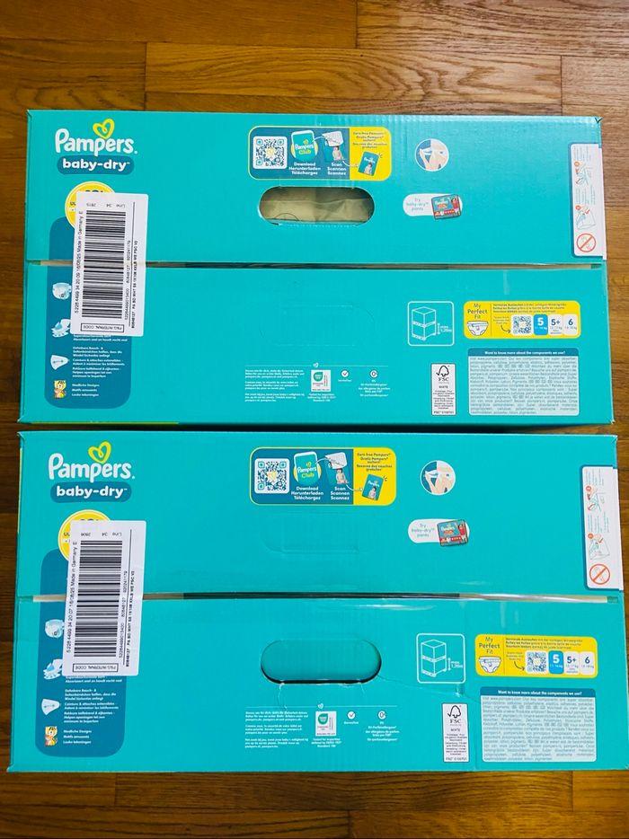 2 Maxi Packs couches Pampers Baby Dry taille 5 - photo numéro 4