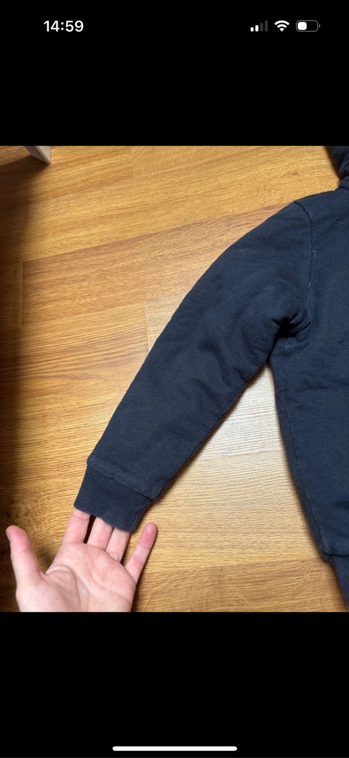 Sweat a capuche chaud zipper garçon lupilu 4-6 ans - photo numéro 2