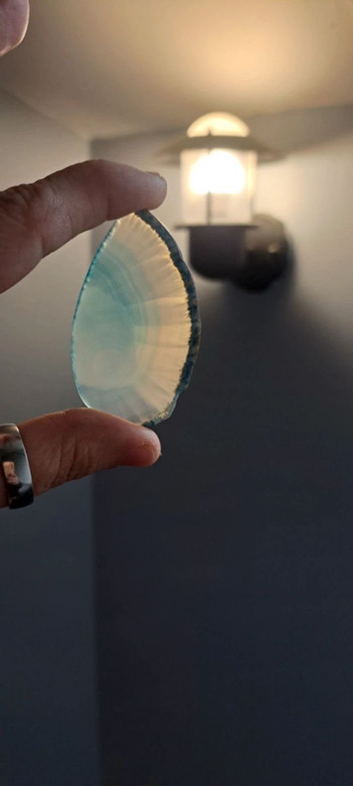 Tranche d'Agathe naturelle bleu - photo numéro 2