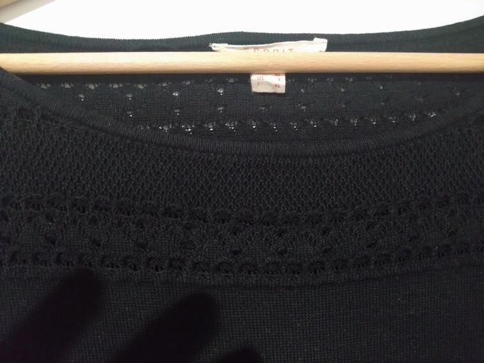 Robe noire courte en maille XL - photo numéro 2