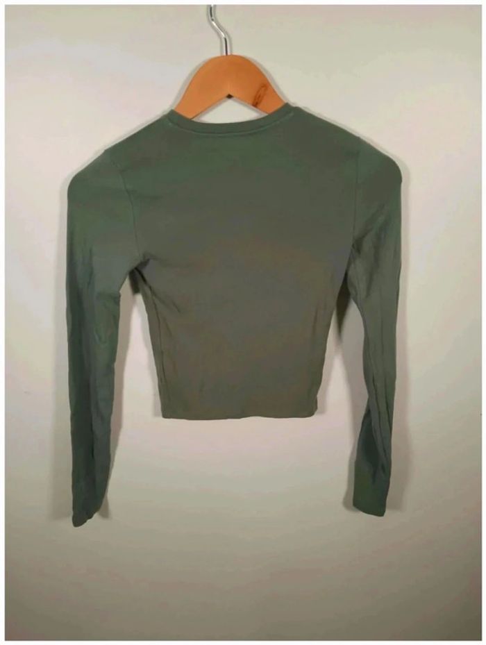 C8 top vert Zara S - photo numéro 2