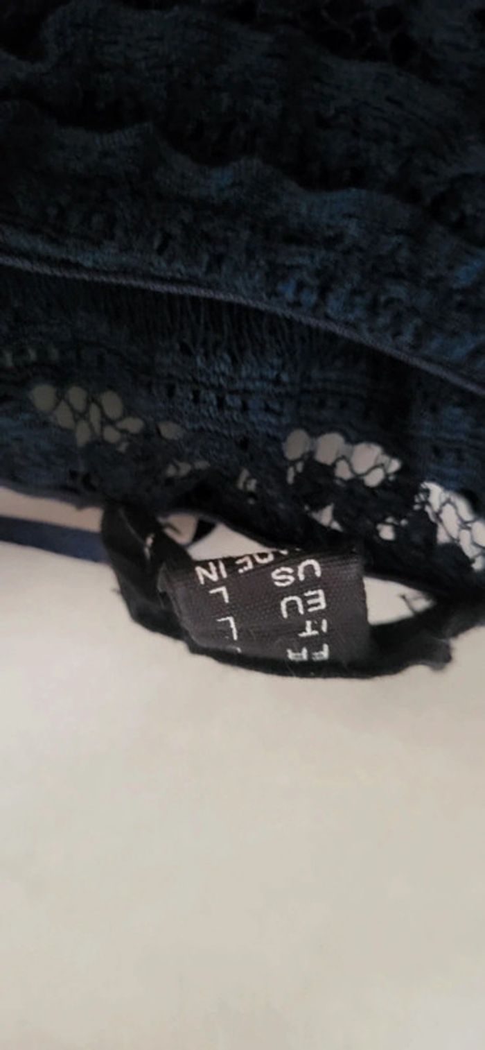 Robe bleu dentelles - photo numéro 4
