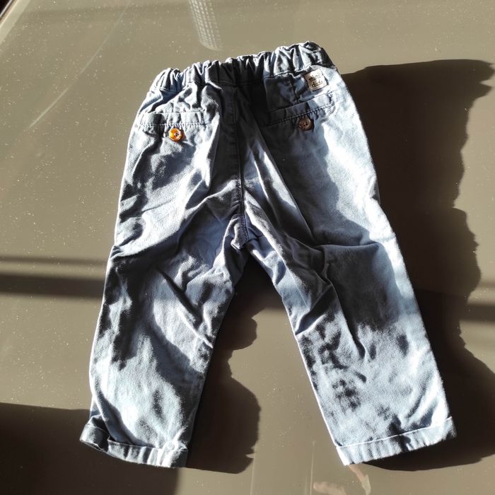 Pantalon bleu 12 mois - photo numéro 3