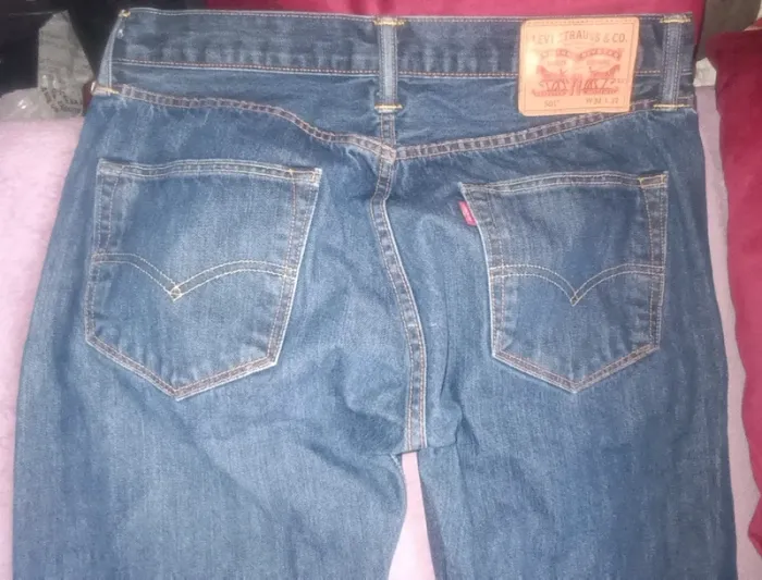Pantalon jean bleu Levi's - photo numéro 4