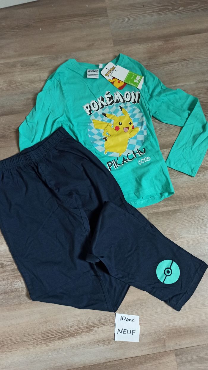 Pyjama pokemon automne Pikachu 10 ans