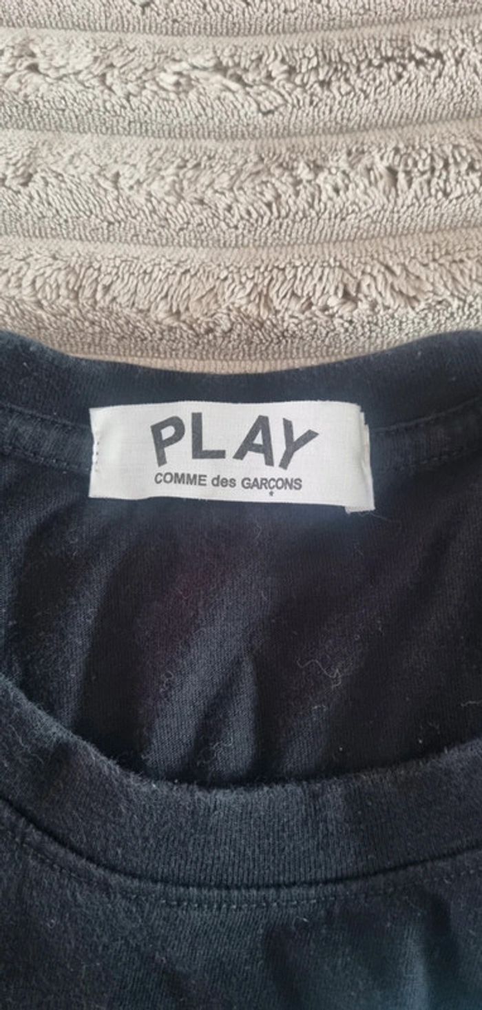 T-shirt noir Comme des garçons - photo numéro 2