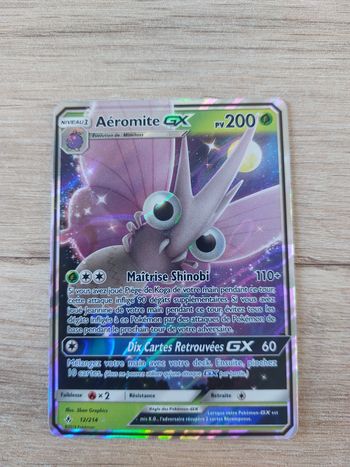 Carte pokemon Aeromite GX 12/214 Alliance Infaillible
