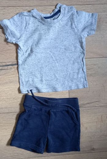 Look bébé garçon Tshirt manches courtes et short