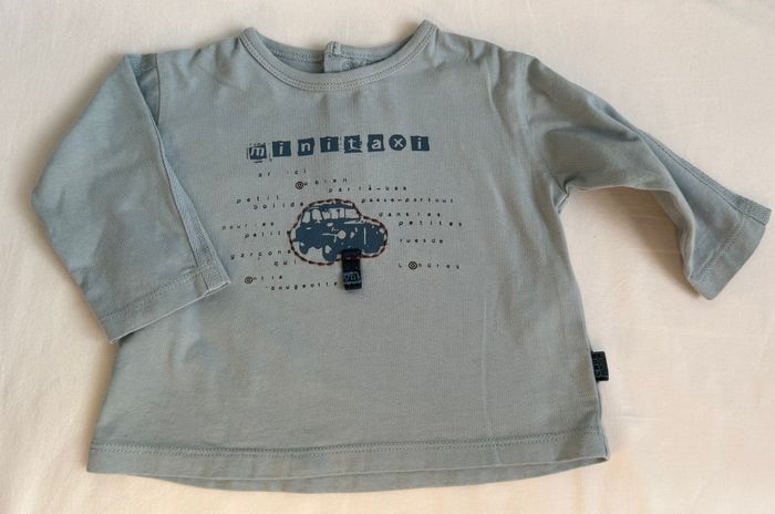 Ensemble t-shirt manches langues et pantalon 6 mois - Sergent Major - photo numéro 2