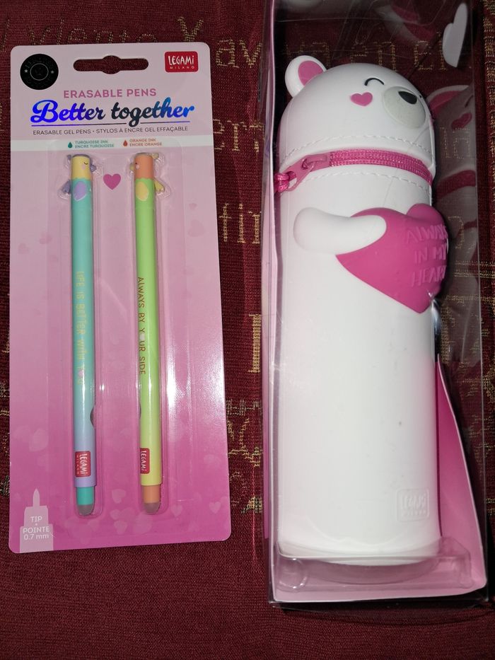 Légami Trousse st valentin 2025 édition limitée plus stylos Better together st valentin 2026 - photo numéro 2