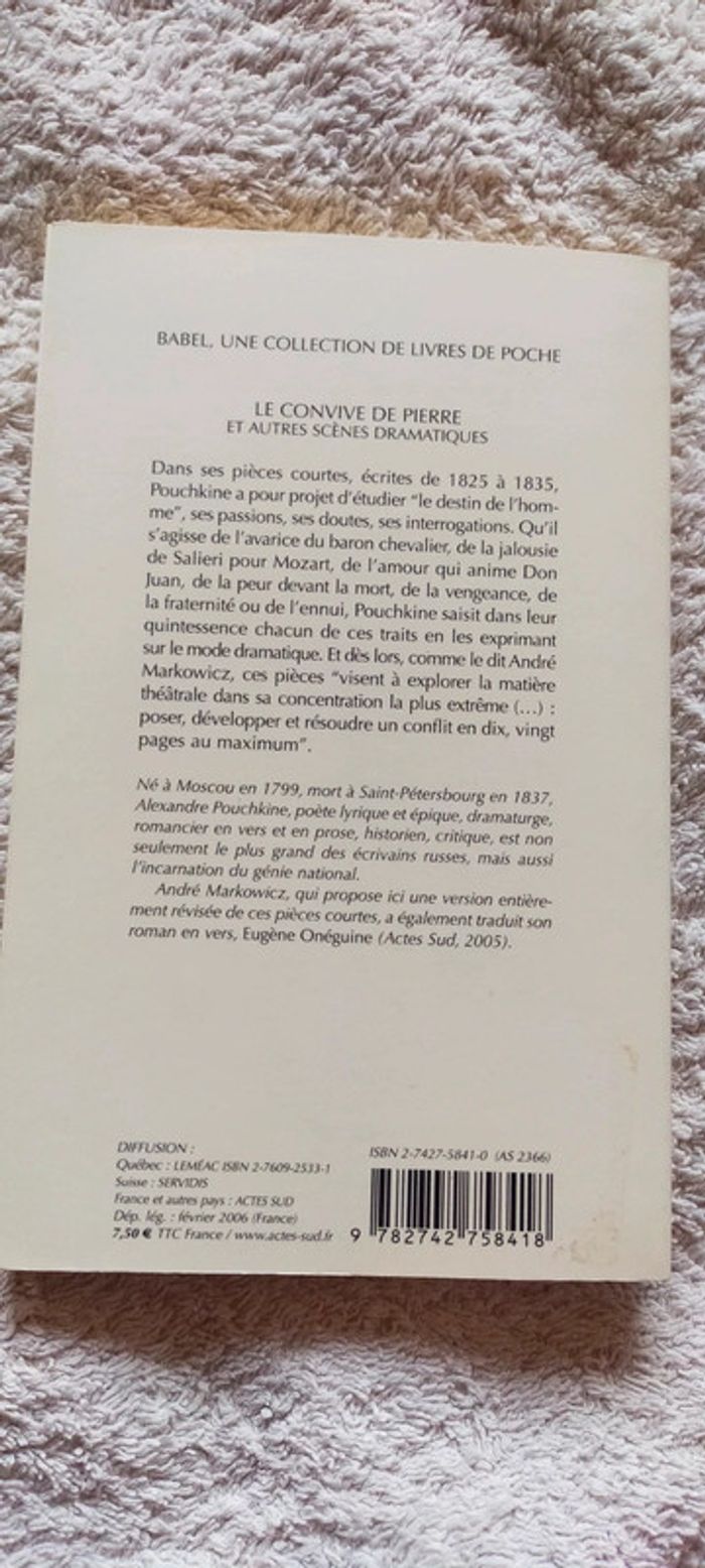 Alexandre Pouchkine Le convive de pierre - photo numéro 2