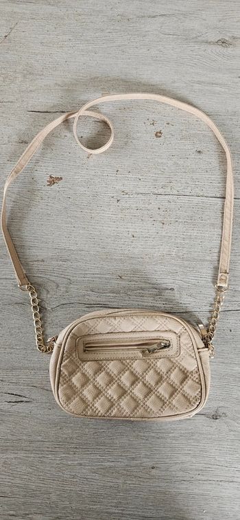 Petit sac à main à bandoulière, beige, Atmosphère