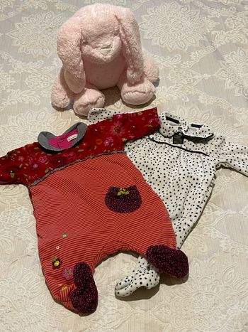 Lot grenouillères fille