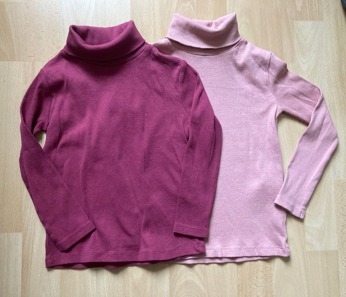 lot 2 sous-pulls, tee-shirts ML avec col